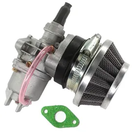 AUTLEAD Vergaser Carb für Mini Quad Pocket Bike 47cc/49cc mit Luftfilter