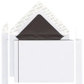 ELCO 7981812 Briefhülle Trauer C6 hochweiß Haftklebung mit Trauerrand 100 g/qm VE=25 Stück