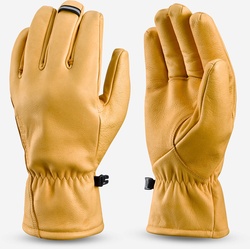 Handschuhe Bergsteigen Alpinism Leder, EINHEITSFARBE, XL