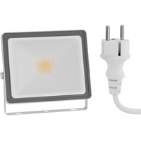 Ledscom.de LED Gartenstrahler FLIN für außen, IP66, Stecker, 11,5