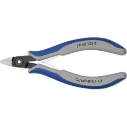 KNIPEX 79 42 125 Z Präzisions-Elektronik-Seitenschneider brüniert 125 mm