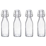 BUTLERS SWING 4x Flasche mit Bügelverschluss 250ml Trinkflaschen 4 ct