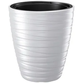 Prosperplast Blumenkübel Maze Ø 47,5 x 52,3 cm weiß
