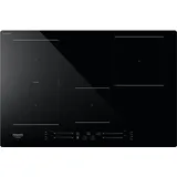 Hotpoint HS 1377C CPNE Schwarz Integriert 77 cm Zonen-Induktionskochfeld 4 Zone(n), Kochfeld, Schwarz