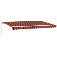 VidaXL Einziehbare Markise Mehrfarbig 400 x 200 cm