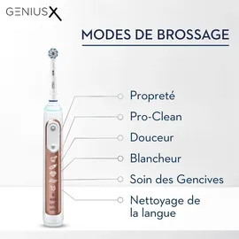 Oral-B Genius X roségold + Reiseetui