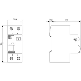 Siemens Indus.Sector FI/LS-Schalter 5SU1356-6KK16