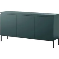 Selsey Bemmi 150 x 77 x 35 cm Dunkelgrün / Schwarz