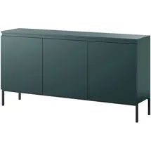 Selsey Bemmi 150 x 77 x 35 cm Dunkelgrün / Schwarz