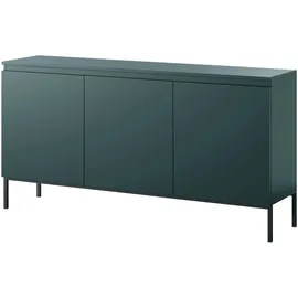 Selsey Bemmi 150 x 77 x 35 cm Dunkelgrün / Schwarz