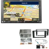 Philips Autoradio Navi Bluetooth USB für Audi A3 2006-2012 schwarz Teilaktiv