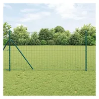 vidaXL Zaunpfosten 32 mm 170 x 900 cm Grün/Stahl