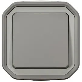 Legrand Plexo New Taster 10 A, Steckklemmen (SL), IP55, IK08, Grau