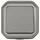 Legrand Plexo New Taster 10 A, Steckklemmen (SL), IP55, IK08, Grau