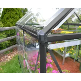 CANOPIA Harmony Gewächshaus Alu Grau Polycarbonatplatten 0,7 mm 4,57 m2