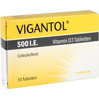 VIGANTOL 500 I.E. Vitamin D3 Tabletten 50 St.