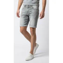 Cars Jeans "SEATLE Short", Herren, Gr. XS, N-Gr, grau (grau used), Web, Obermaterial: 86% Baumwolle, 13% Polyester, 1% Elasthan, unifarben, regular fit, Jeans Jeansshorts