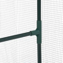 Relaxdays Balkon-Gewächshaus mit 4 Ablagen - dunkelgrün