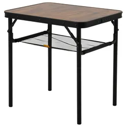 BO-CAMP Campingtisch Woodbine Klapptisch Beistelltisch Verstellbar Leicht Holz