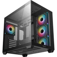 Deepcool CG530 4F (mATX, ITX, ATX), PC Gehäuse, Schwarz