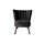 Max Winzer Sessel Alessandro Samtvelours 70 x 80 x 66 cm Schwarz