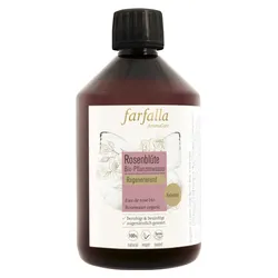 Farfalla Bio-Pflanzenwasser Rosenblüte, 500 Milliliter