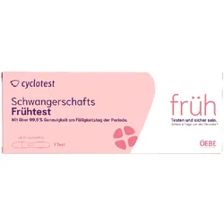 CYCLOTEST Schwangerschafts-Frühtest 10 mlU/ml Urin 1 St Test