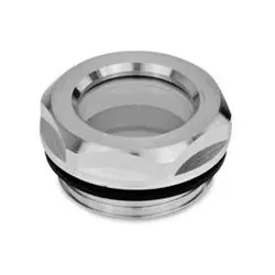 743-24-M33X1,5-B Ölschaugläser, Aluminium / Floatglas