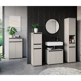 Germania Lemont Midischrank 33 x 121 x 34 cm Steingrau