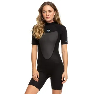 Roxy Prologue 2/2 Mm Damen-shorty Mit Rückenreißverschluss - Black - 6