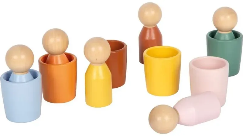 Small foot Montessori Spielzeugset aus Holz 12m+ 12 St.