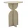 Natur24 Beistelltisch Dune Beistelltisch 45 x 45 x 58 cm Metall Beige