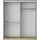 Gami Schwebetürenschrank Enzo 202 x 235 x 61 cm Braun
