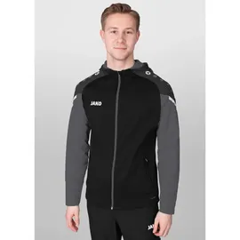 Jako Performance Trainingsanzug Polyester mit Kapuze Kinder 804 schwarz/anthra light 164
