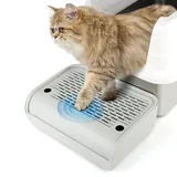 Bartuke Katzenstreu Rampe, Katzentreppe/Katzentoilettenrampe/Katzenfänger Litter Trapper mit Filterfunktion, leicht zu reinigen, Katzentoilettenstufe ideal für Kätzchen und ältere Katzen