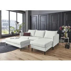 Atlantic Home Collection Hocker Rekvik 133 x 42 x 63 cm Grau