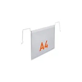 Durable Drahtbügeltasche A4 quer transparent 50 Stück