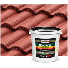 Isolbau Dachfarbe Sockelfarbe Rustikalrot 20 kg Fassadenfarbe RAL Farbe