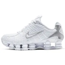 Nike Shox TL Weiß / Metallic Silver / Max Orange/ Weiß 40