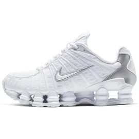 Nike Shox TL Weiß / Metallic Silver / Max Orange/ Weiß 40