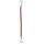 Comair 3110023 Haarbinder glatt Gummi 10 cm, 12 stücke Karte, braun