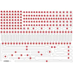 Leere Schaumstoffeinlage zu 821.0221