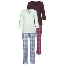 H.I.S. Pyjama Bunt kariert 36/38