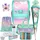 pridera Butterfly Wishes 10-tlg. pink/rosa/mint