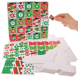 Adventskalender aus Pappe, 1 Stück (Jede(r,s))