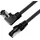 BKL Electronic 144028 RJ45 Patchkabel CAT 8.1 S/FTP 0.5m Schwarz Halogenfrei 1St.
