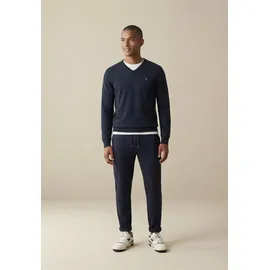 FYNCH-HATTON Pullover mit V-Ausschnitt Blau L
