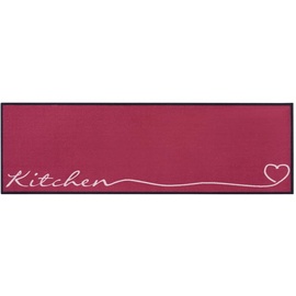 Zala Living Kitchen Herz Küchenläufer 50 x 150 cm himbeerot