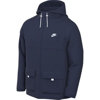 Nike Herren Jacke M Nk Club Bowline Jkt, Midnight Navy/White, FN3108-410, XL