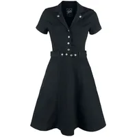 Queen Kerosin Workwear Kleid Schwarz XL